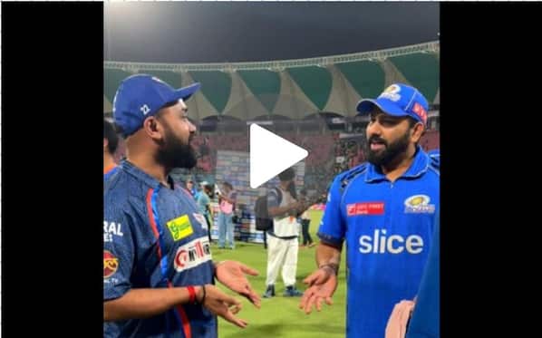 [Watch] Arey Yar! Rohit Sharma Pokes Fun At Amit Mishra’s Age After MI's Defeat To LSG